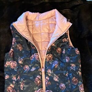 Urban Republic Floral Puffer Vest